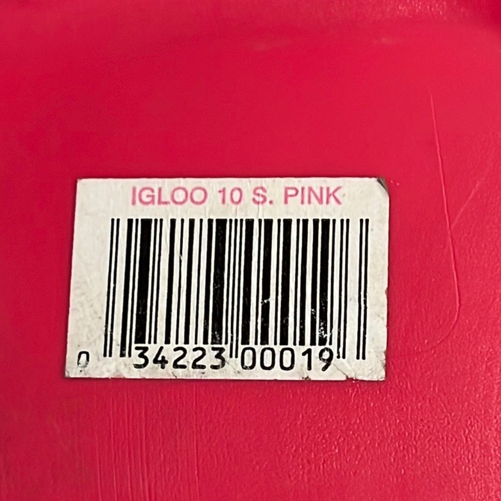Rare✨Vintage-Igloo Legend 10 Pink Cooler Like New - Picture 14 of 16